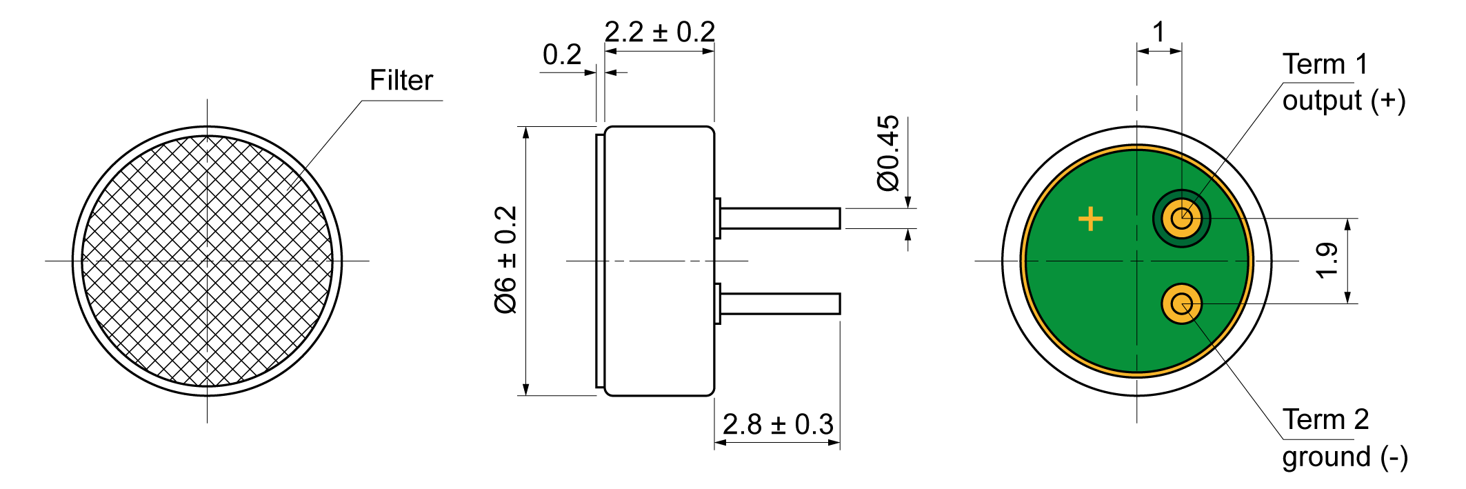 CMO6022-3022-383P-1033 Mechanical Drawing